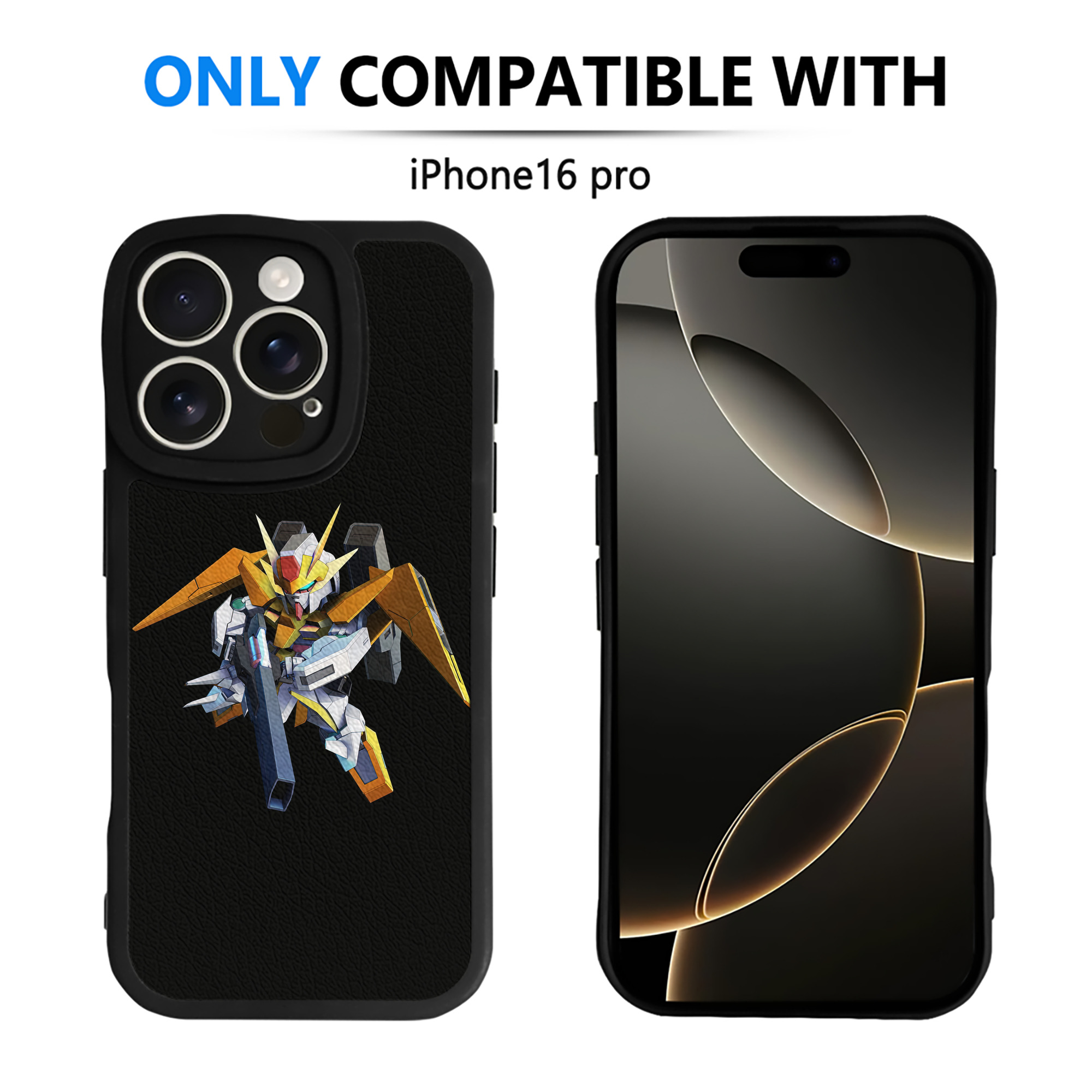 （画像用） 機動戦士ガンダム Mobile Suit Gundam 【iPhone 16シリーズ対応】シリコンスマホケース（レザー調） 材質：シリコン